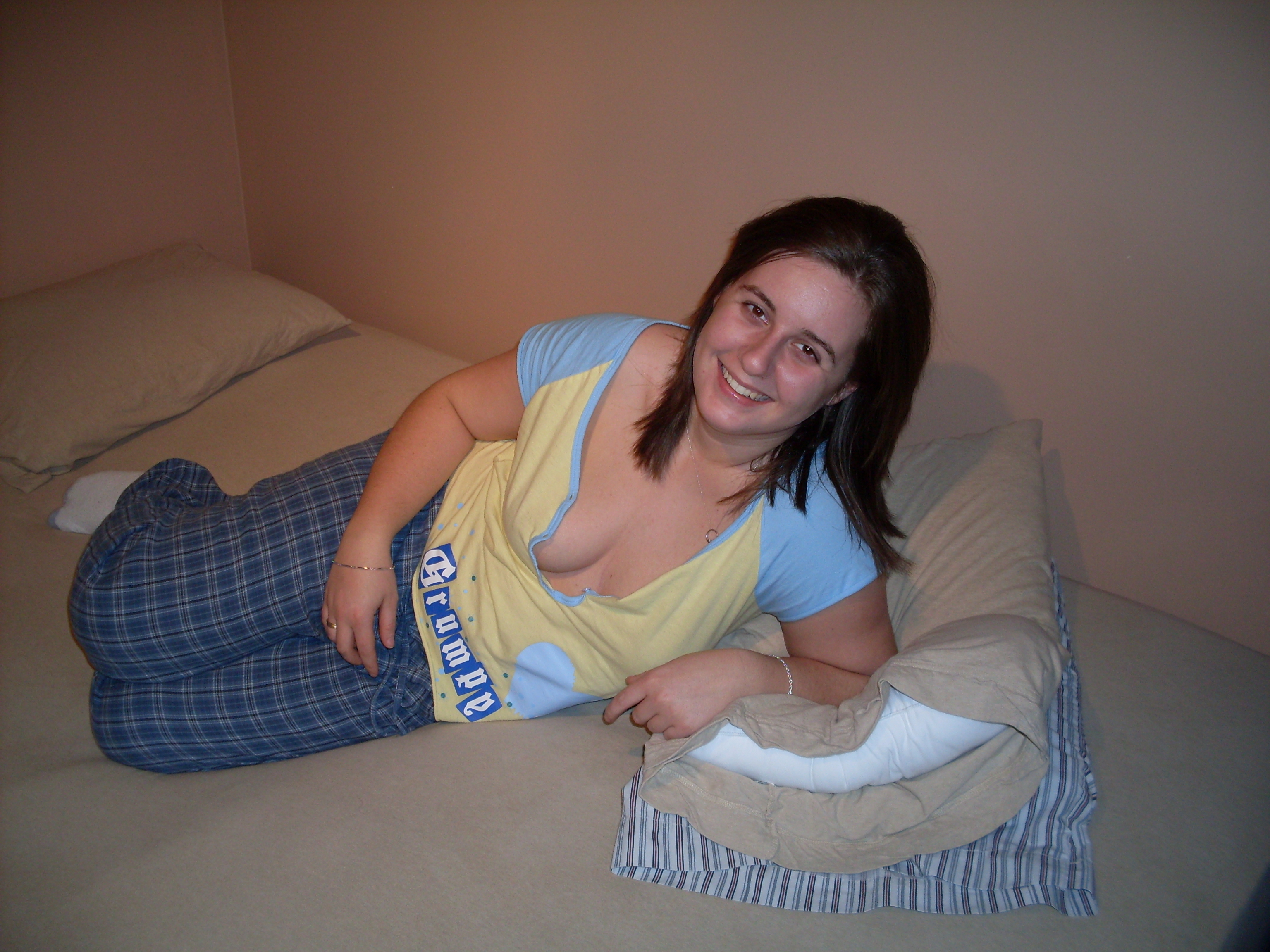 Working up the courage, PJ Party. — 6