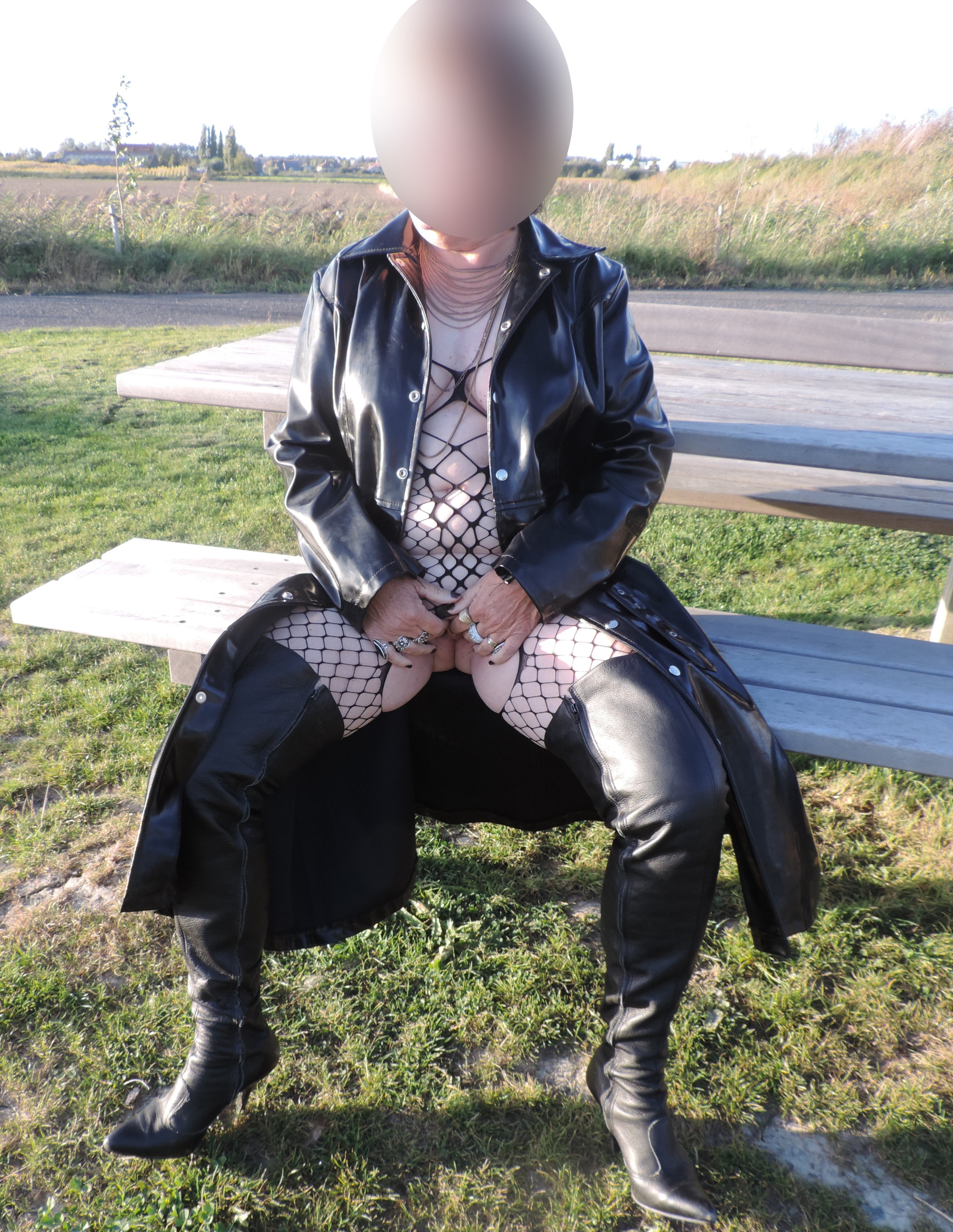 Tine - horny slut outside masturbating — 20