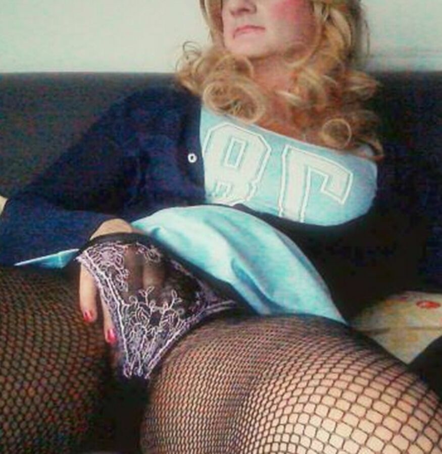 Sissy Anna May, a sexy long legged slut — 21