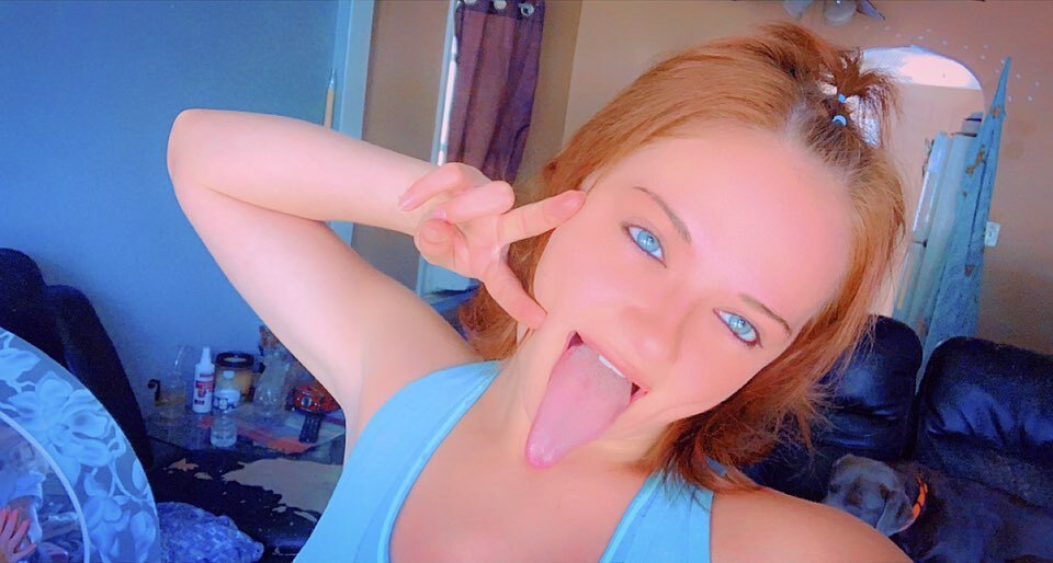 Young Milf with long tongue shows you where to cum — 28