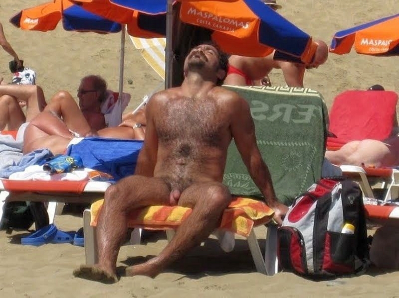 nude men at the beach — 26