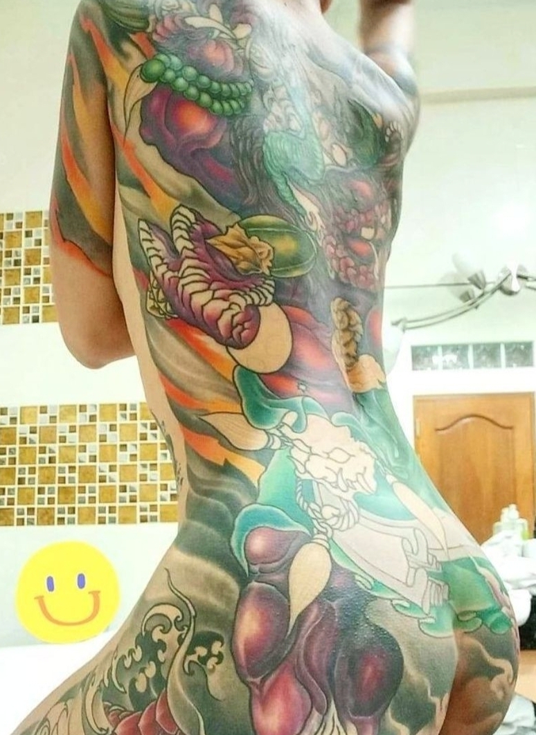 @toei1228 Thai slut with tattoo on her ass — 9