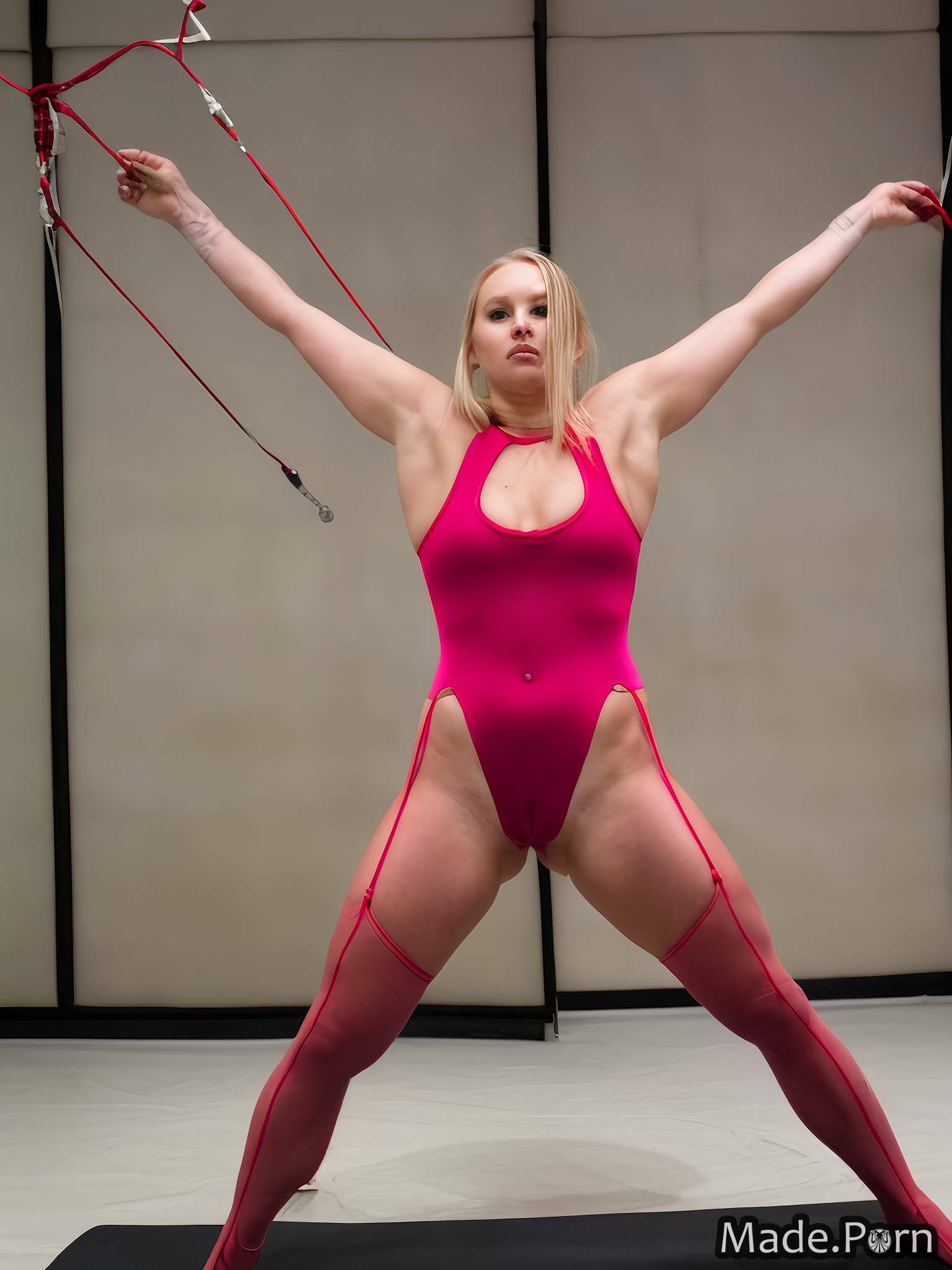 Women in leotard are practicing — 9