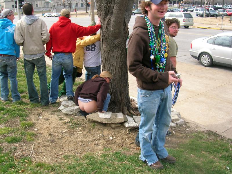 Peeing Outside Butts — 54