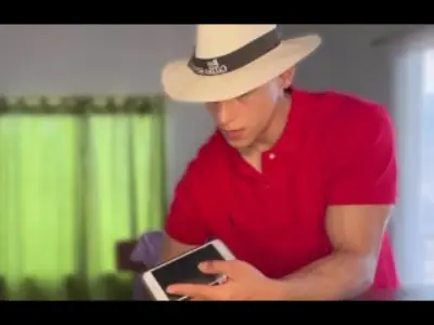 Stallion receives help for his work at home ends up with a hard cock and dripping